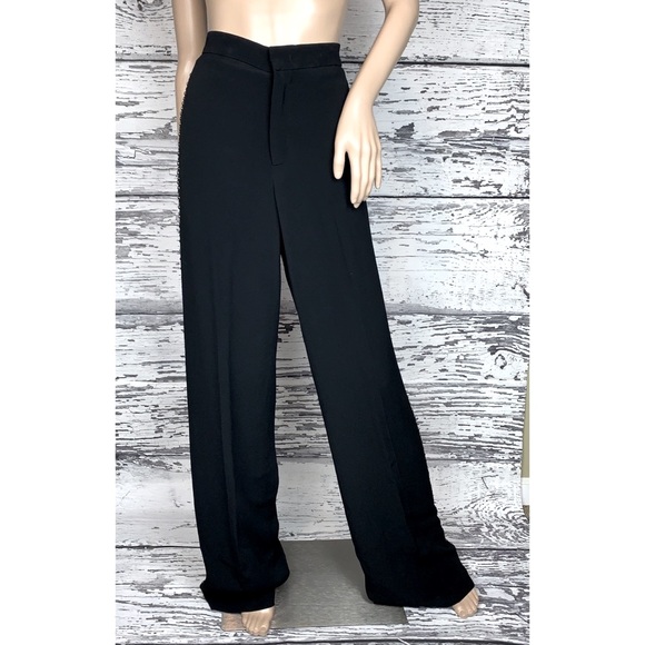 Derek Lam - High Waist - Tech Caddy Wide Leg Pants - Picture 2 of 8